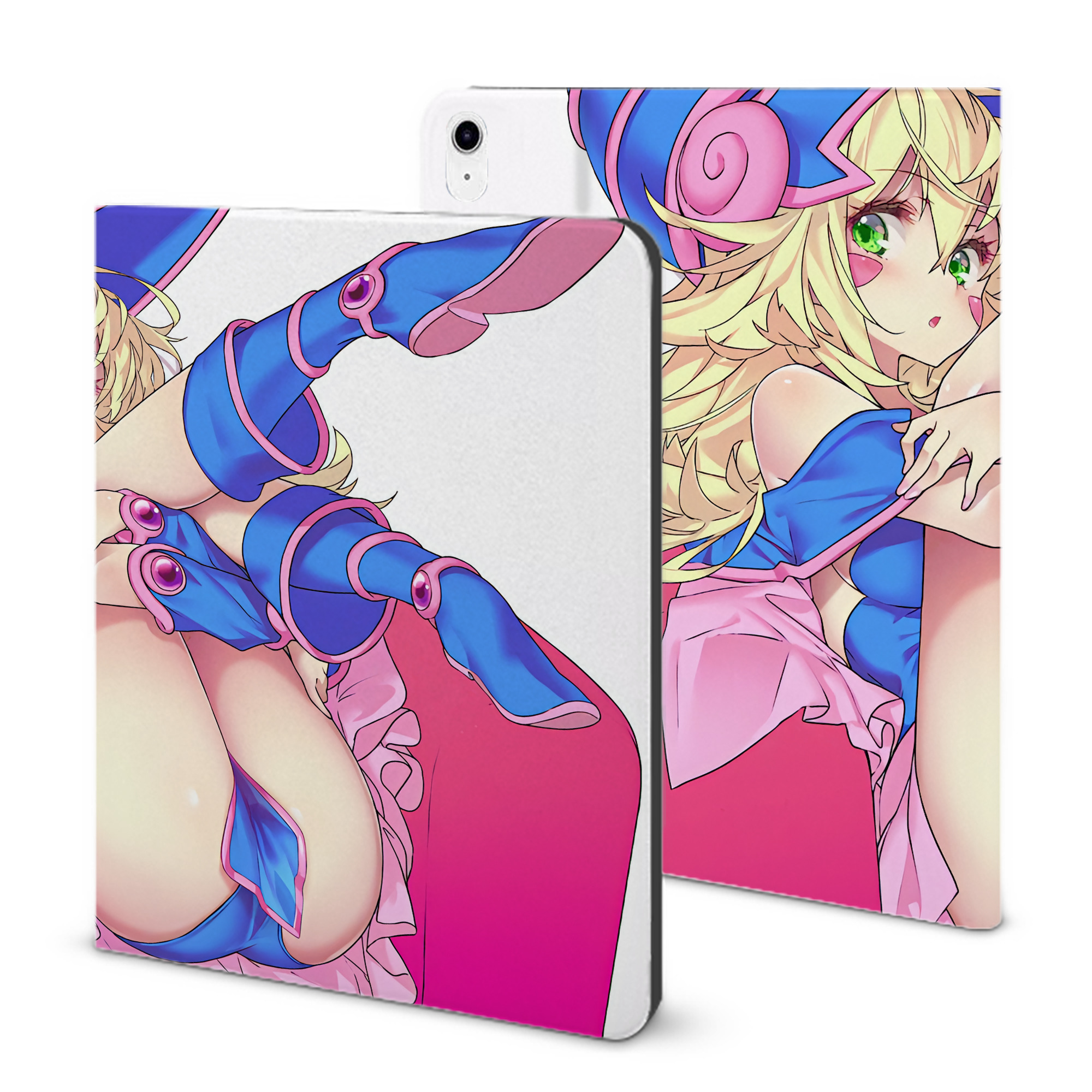 （画像用） 遊☆戯☆王 Yu-Gi-Oh! IPad ケース ブック型 PUレザー TPU 耐衝撃 軽量 薄型 ペン収納なし 全面保護 IPad 各モデル対応